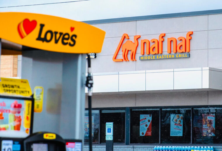 Naf Naf Grill location at Love's Travel Stop